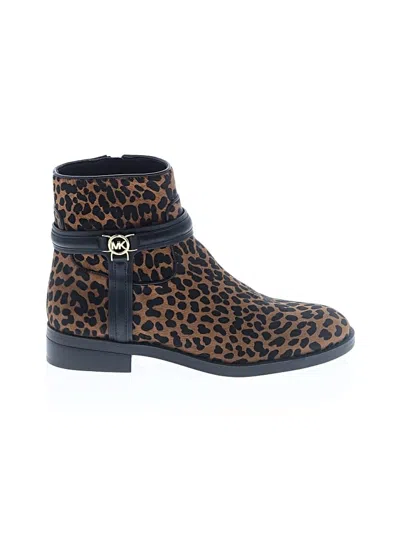 Pre-owned Michael Michael Kors Ankle Boots In Brown