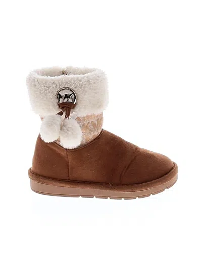 Pre-owned Michael Michael Kors Kids' Ankle Boots In Brown