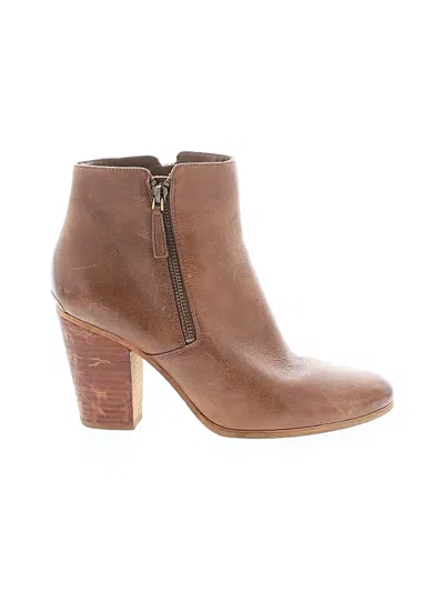 Pre-owned Michael Michael Kors Ankle Boots In Brown