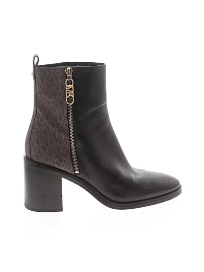 Pre-owned Michael Michael Kors Ankle Boots In Brown
