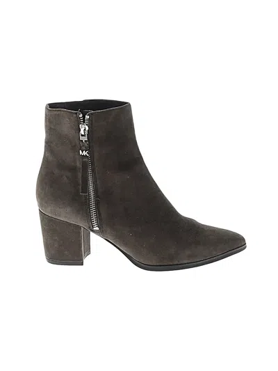 Pre-owned Michael Michael Kors Ankle Boots In Gray