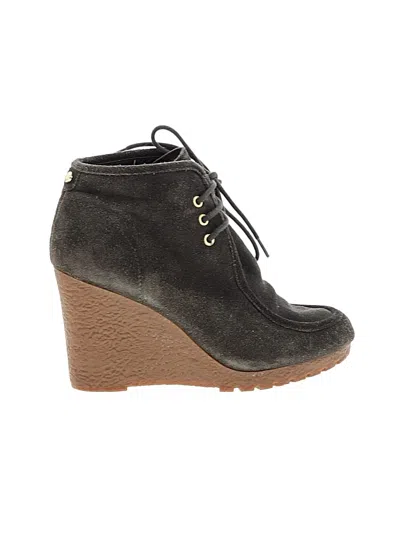 Pre-owned Michael Michael Kors Ankle Boots In Green