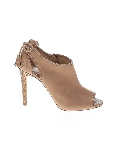 Pre-owned Michael Michael Kors Ankle Boots In Tan