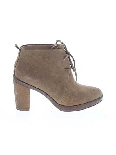Pre-owned Michael Michael Kors Ankle Boots In Tan