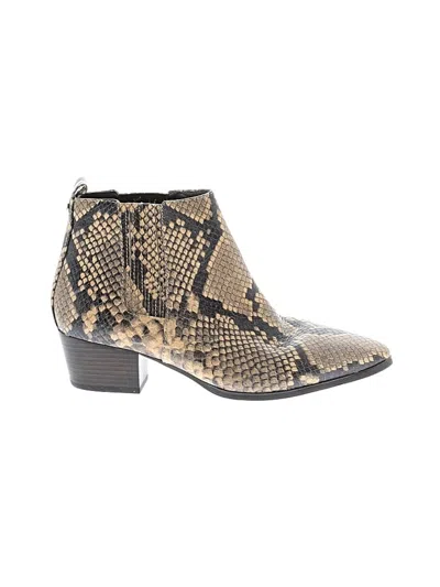 Pre-owned Michael Michael Kors Ankle Boots In Tan