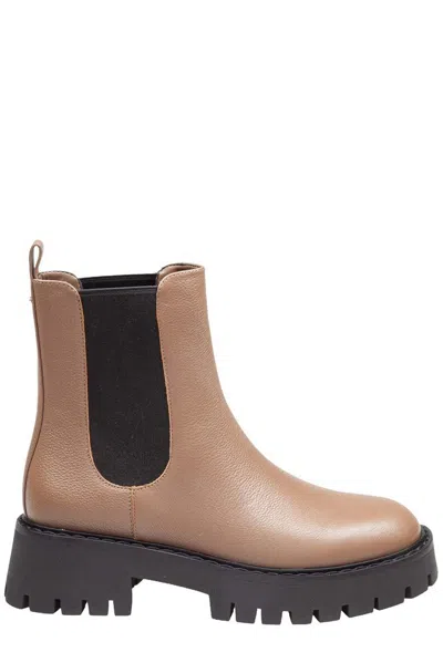 Michael Michael Kors Asher Ankle Boots In Neutrals