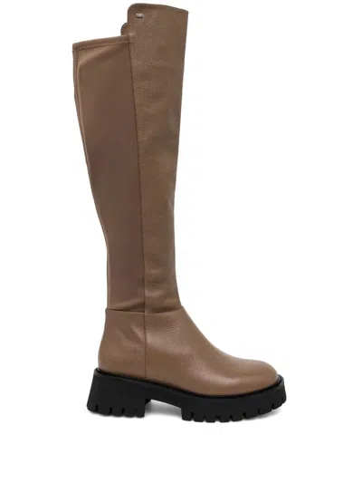 Michael Michael Kors Asher Boots In Brown