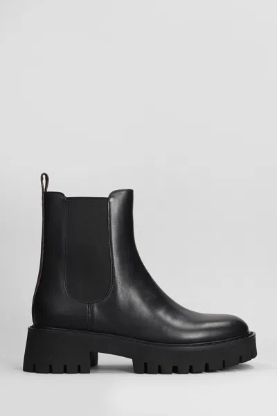 MICHAEL MICHAEL KORS COWHIDE ANKLE BOOTS