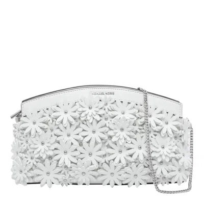 Michael Michael Kors Athena Shoulder Bag In White
