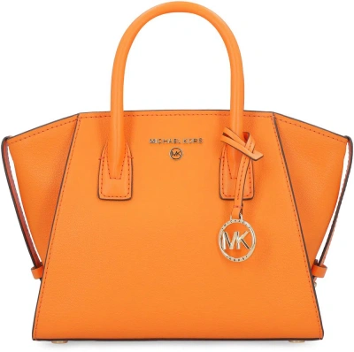 Michael Michael Kors Avril Small Tote Bag In Orange