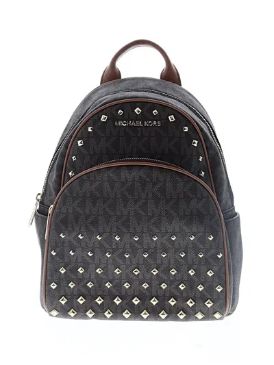 Pre-owned Michael Michael Kors Backpack In Black