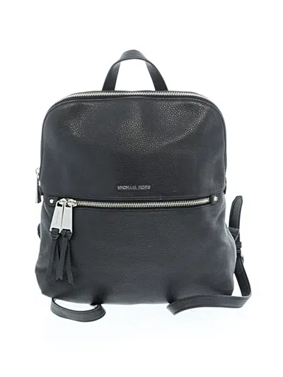 Pre-owned Michael Michael Kors Backpack In Black