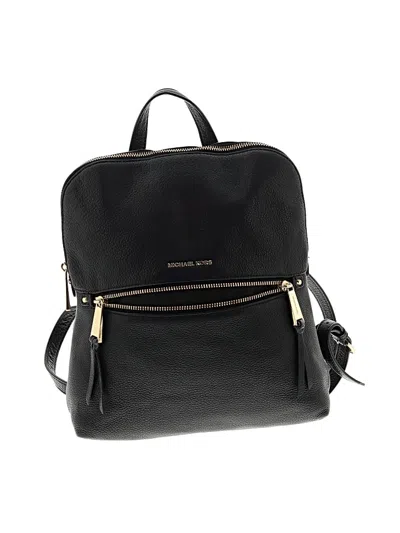 Pre-owned Michael Michael Kors Backpack In Black