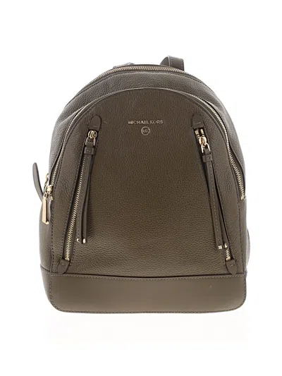 Pre-owned Michael Michael Kors Backpack In Gray