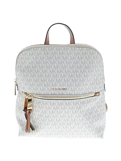 Pre-owned Michael Michael Kors Backpack In Ivory