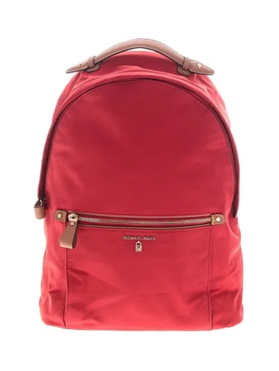 Pre-owned Michael Michael Kors Backpack In Red