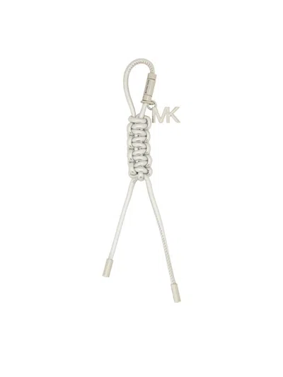 Michael Michael Kors Bag Charm With Logo In Silver