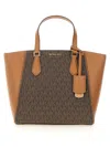 Michael Michael Kors Monogram-pattern Tote Bag In Brown