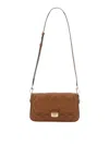 Michael Michael Kors Logo Shoulder Bag In Marrón Claro