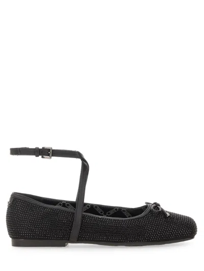 Michael Michael Kors Ballerina With Strap In Black