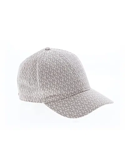 Pre-owned Michael Michael Kors Baseball Cap In White