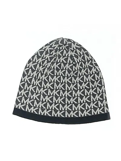 Pre-owned Michael Michael Kors Beanie Hat In Black