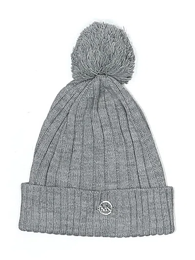 Pre-owned Michael Michael Kors Beanie Hat In Gray