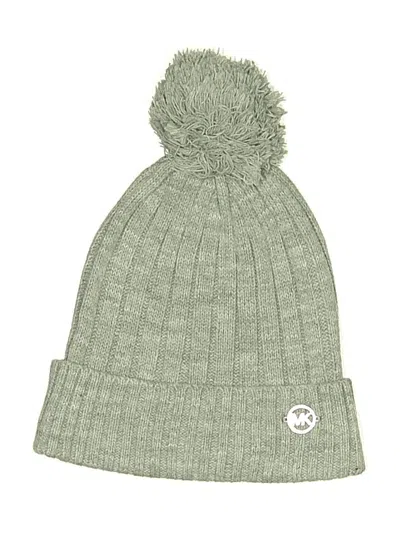 Pre-owned Michael Michael Kors Beanie Hat In Green