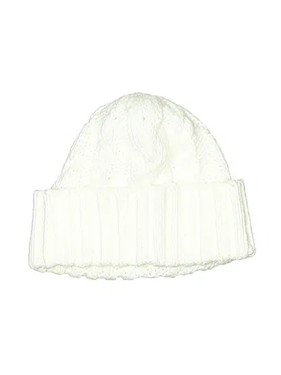 Pre-owned Michael Michael Kors Beanie Hat In Ivory