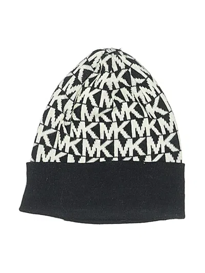 Pre-owned Michael Michael Kors Beanie Hat In White
