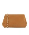 Michael Michael Kors Belle Chained Shoulder Bag In Brown