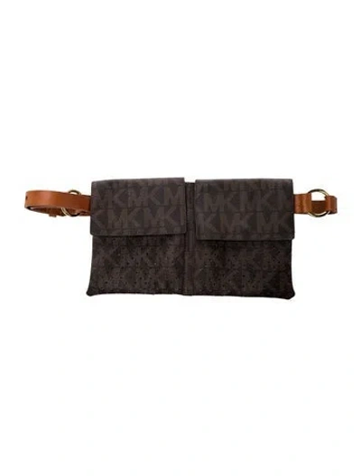 Pre-owned Michael Michael Kors Belt Bag In Brown