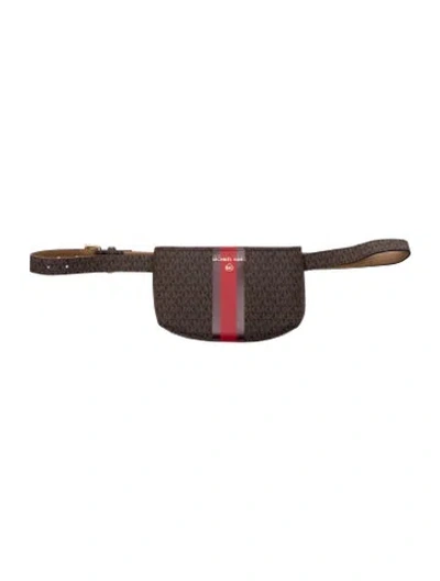 Pre-owned Michael Michael Kors Belt Bag In Brown
