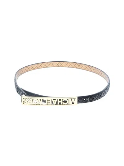 Pre-owned Michael Michael Kors Belt In Black
