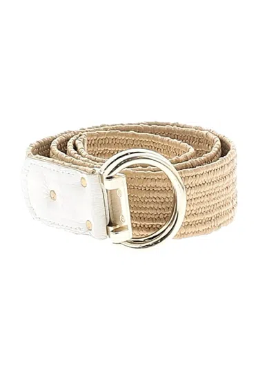 Pre-owned Michael Michael Kors Belt In Ivory