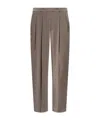 Michael Michael Kors Belt Loop Track Pants In Brown