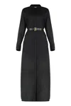 Michael Michael Kors Belted Shirtdress In Black