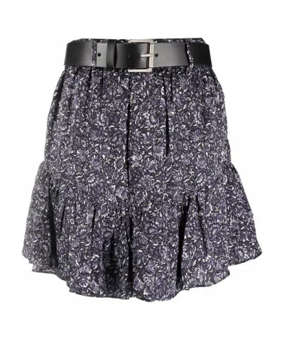MICHAEL MICHAEL KORS BELTED-WAIST SKIRT