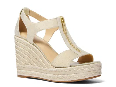 Michael Michael Kors Berkley Wedge Sandal In Brown