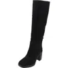 Michael Michael Kors Bhfo Womens Block Heel Leather Knee-high Boots