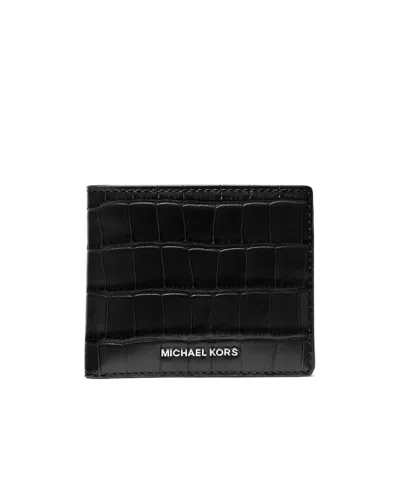 Michael Michael Kors Bi-fold Wallet In Gray