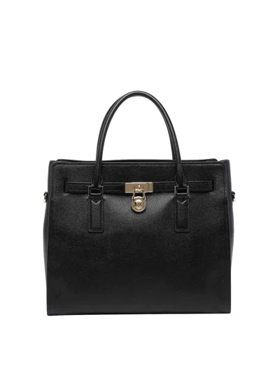 Michael Michael Kors Big Hamilton Moderne Handbag In Black