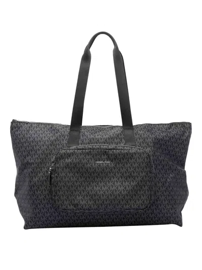 Michael Michael Kors Big Tanner Tote Bag In Black