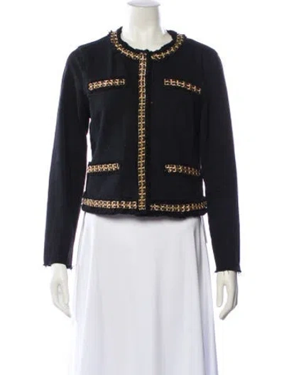 Pre-owned Michael Michael Kors Biker Jacket In Black