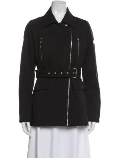Pre-owned Michael Michael Kors Biker Jacket In Black
