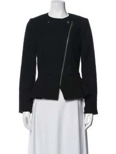 Pre-owned Michael Michael Kors Biker Jacket In Black