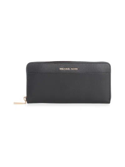 Michael Michael Kors Black Bill Wallet In Black  