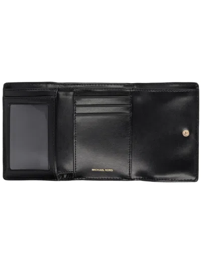 Michael Michael Kors Black Cow Leather Wallet