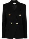 Michael Michael Kors Michael Kors Double-breasted Jacket In Black
