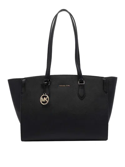 Michael Michael Kors Black Large Becca Satchel Bag